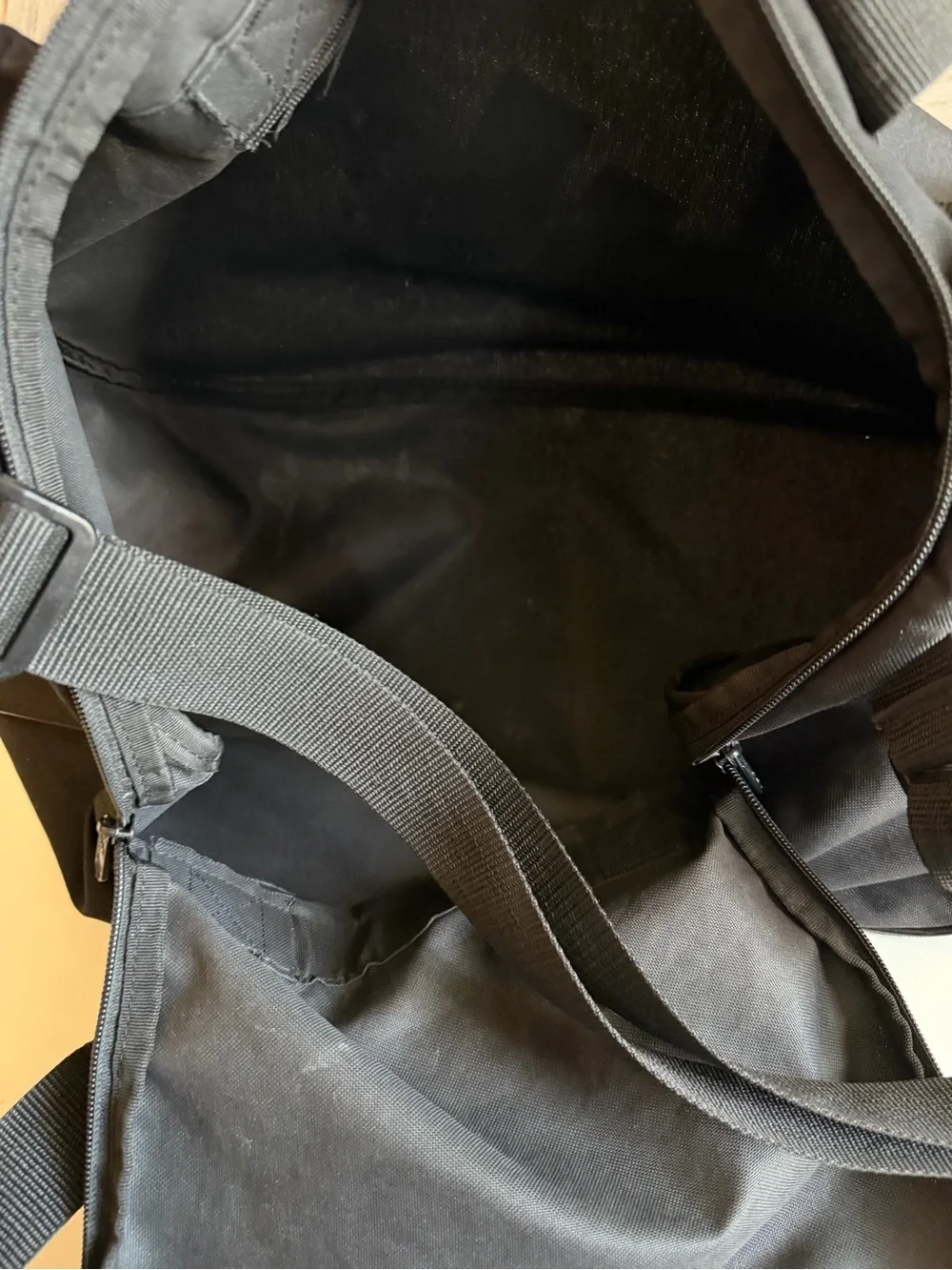 Classic adidas Black and White Small Duffel Bag